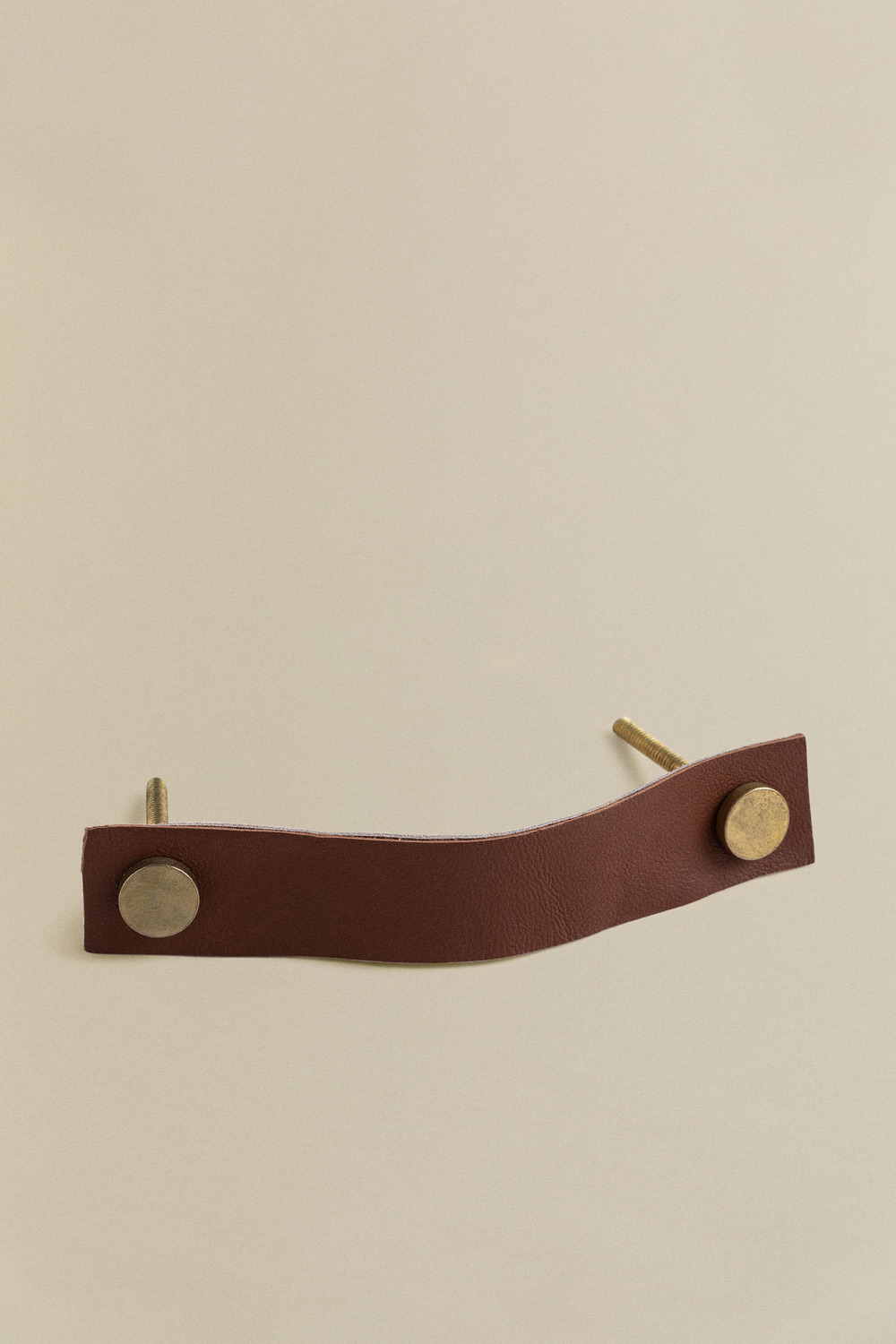 Set di 2 pomelli in pelle Teroy Style