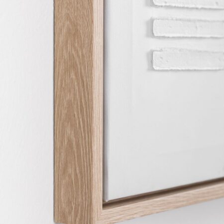 Set di 2 Quadri Decorativi in Rilievo (60x60 cm) Liliane