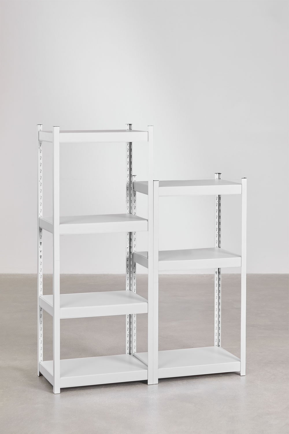 Set di 2 ripiani in acciaio (150-120x60 cm) Crenzi