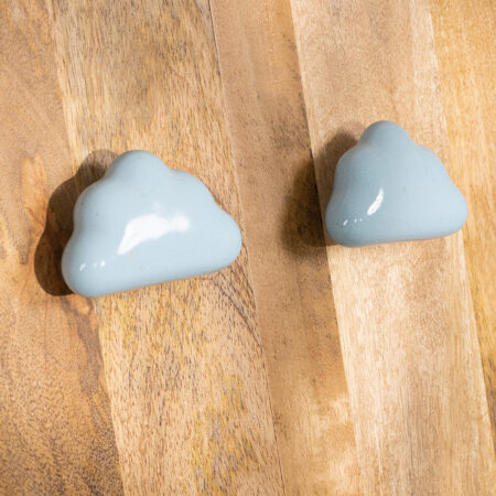 Set di 2 Pomelli in ceramica Nube Kids
