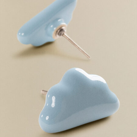 Set di 2 Pomelli in ceramica Nube Kids