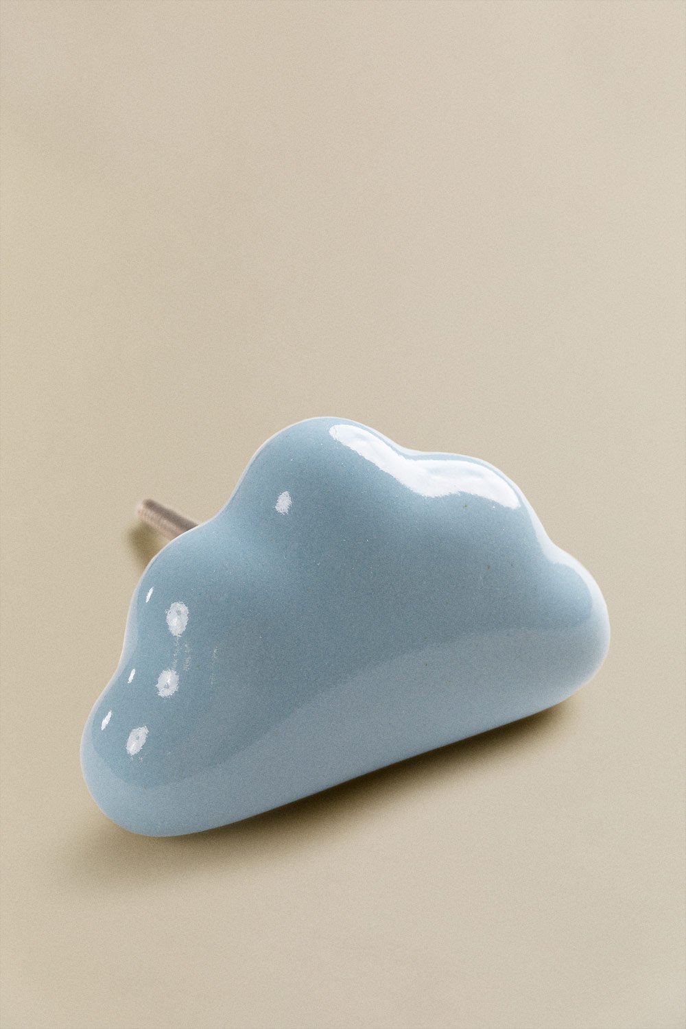 Set di 2 Pomelli in ceramica Nube Kids