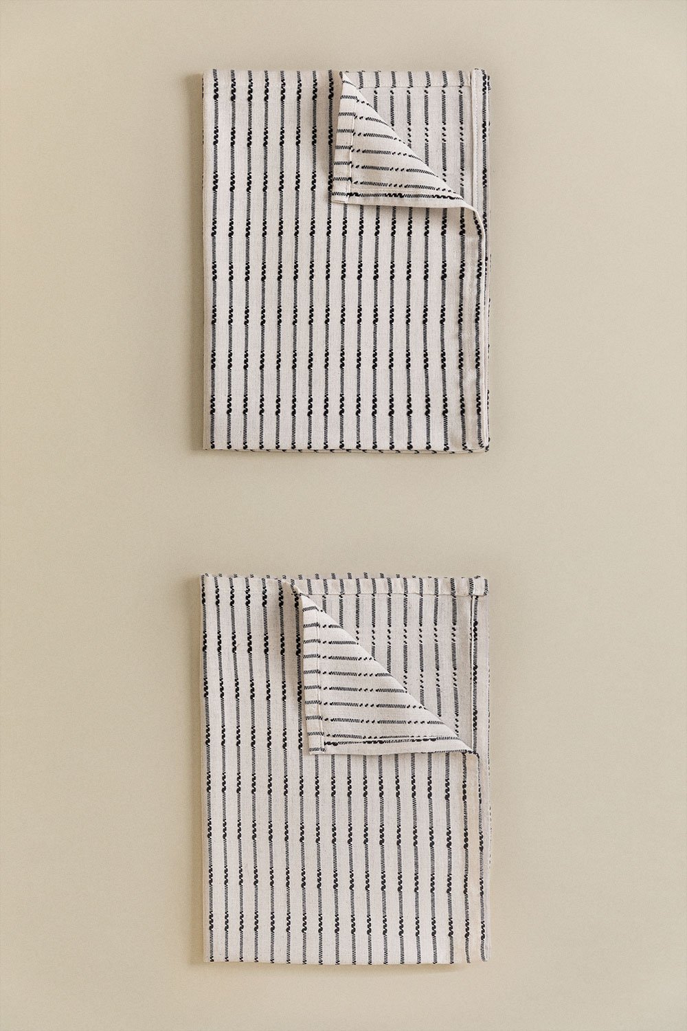 Set di 2 strofinacci da cucina in cotone Oziel