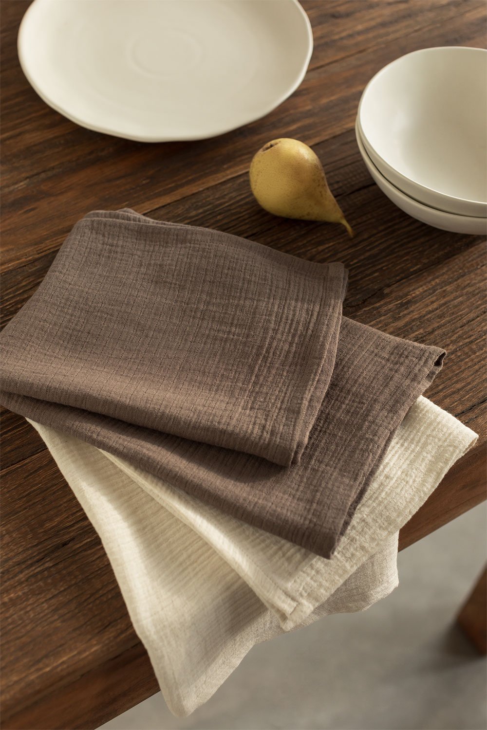 Set di 2 strofinacci da cucina in cotone Ripert
