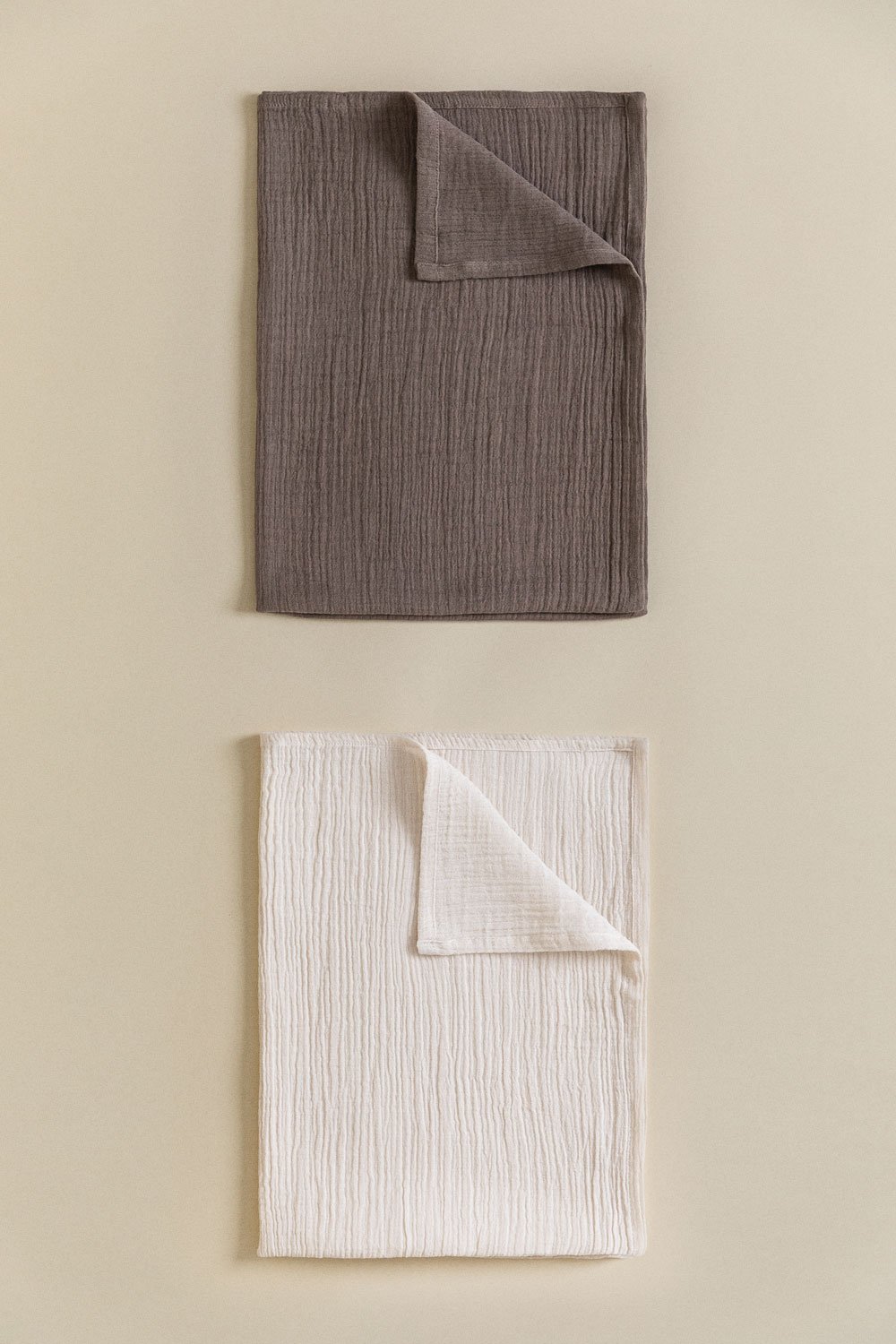 Set di 2 strofinacci da cucina in cotone Ripert