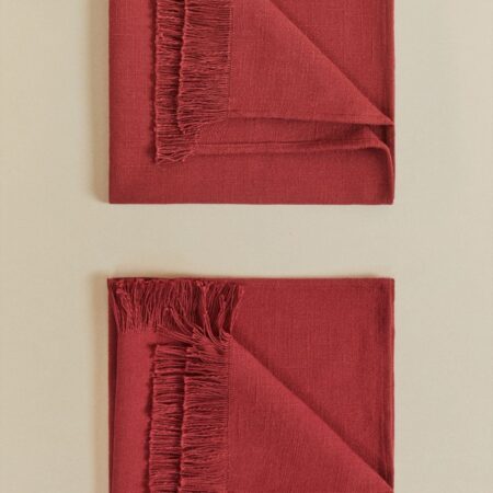 Set di 2 tovaglioli di cotone disegno Viwela
