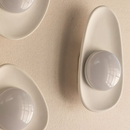 Set di 3 applique a LED in gesso Givert