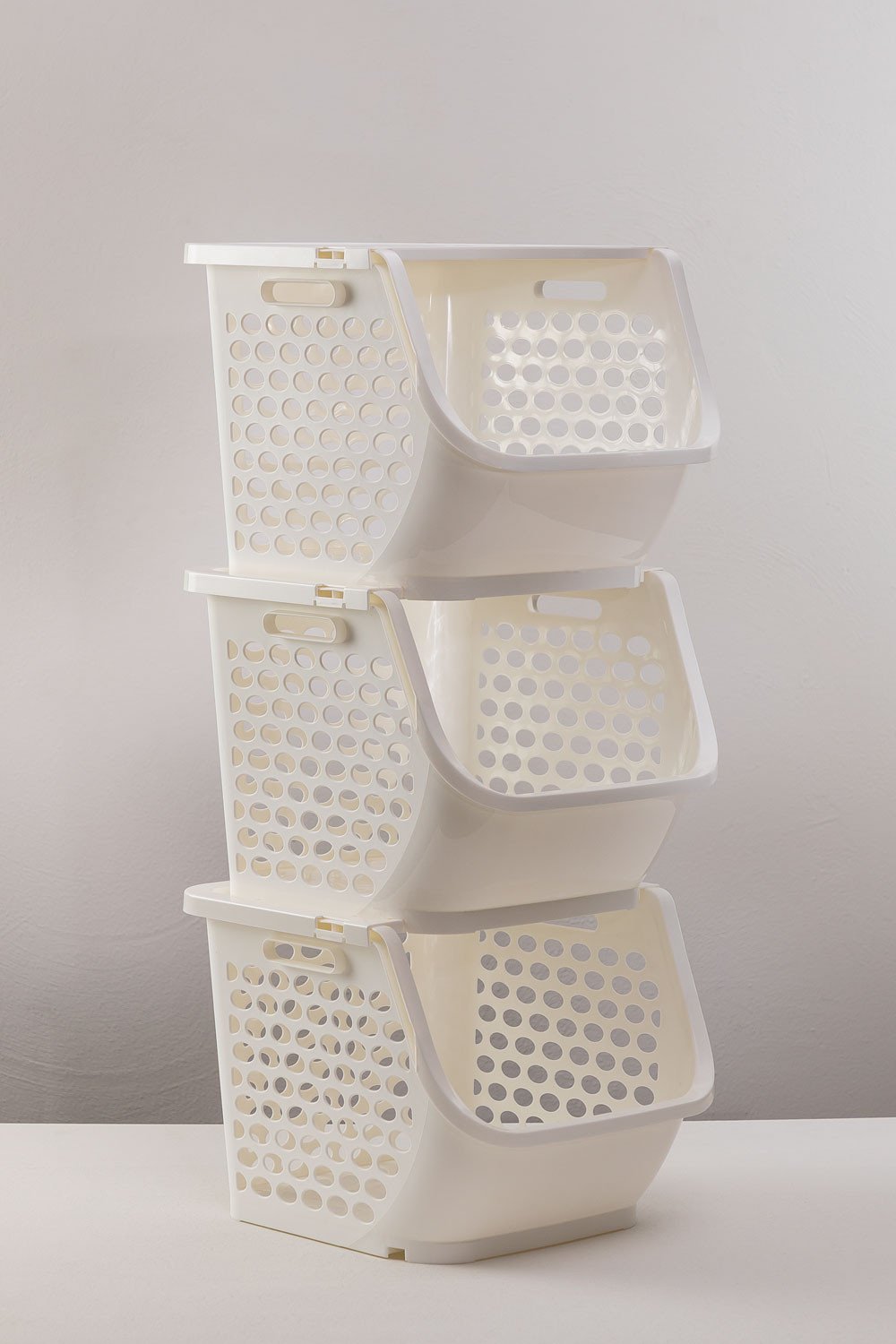 Set di 3 cestini portaoggetti Bazyl