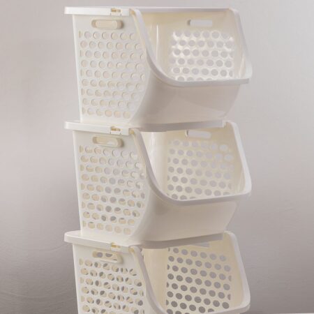 Set di 3 cestini portaoggetti Bazyl