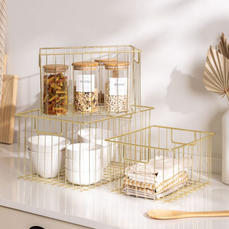 Set di 3 cestini portaoggetti Heynner