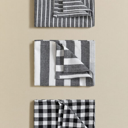Set di 3 strofinacci da cucina in cotone Larysen