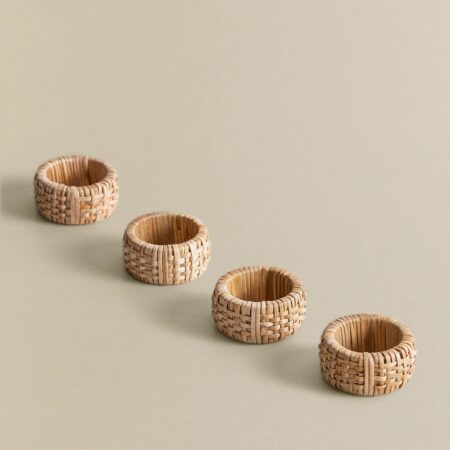 Set di 4 portatovaglioli Orya