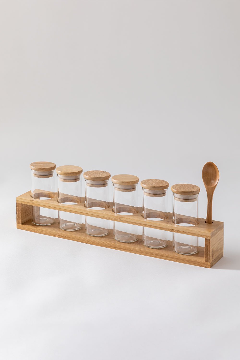Set di 6 barattoli per spezie con cucchiaio (Ø 4,8 cm) Seyne