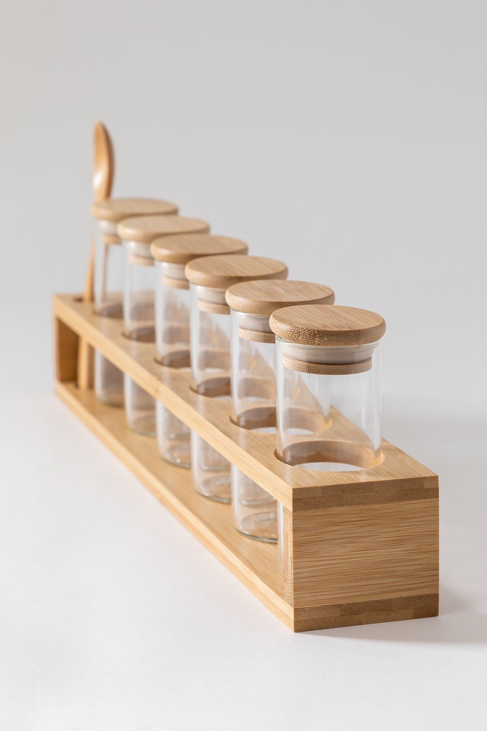Set di 6 barattoli per spezie con cucchiaio (Ø 4,8 cm) Seyne