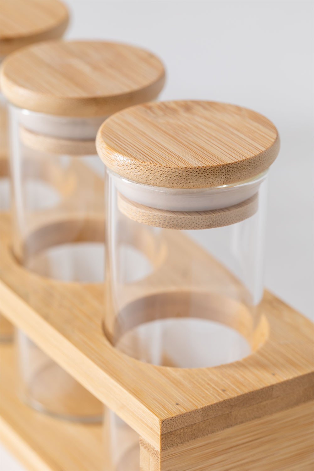 Set di 6 barattoli per spezie con cucchiaio (Ø 4,8 cm) Seyne