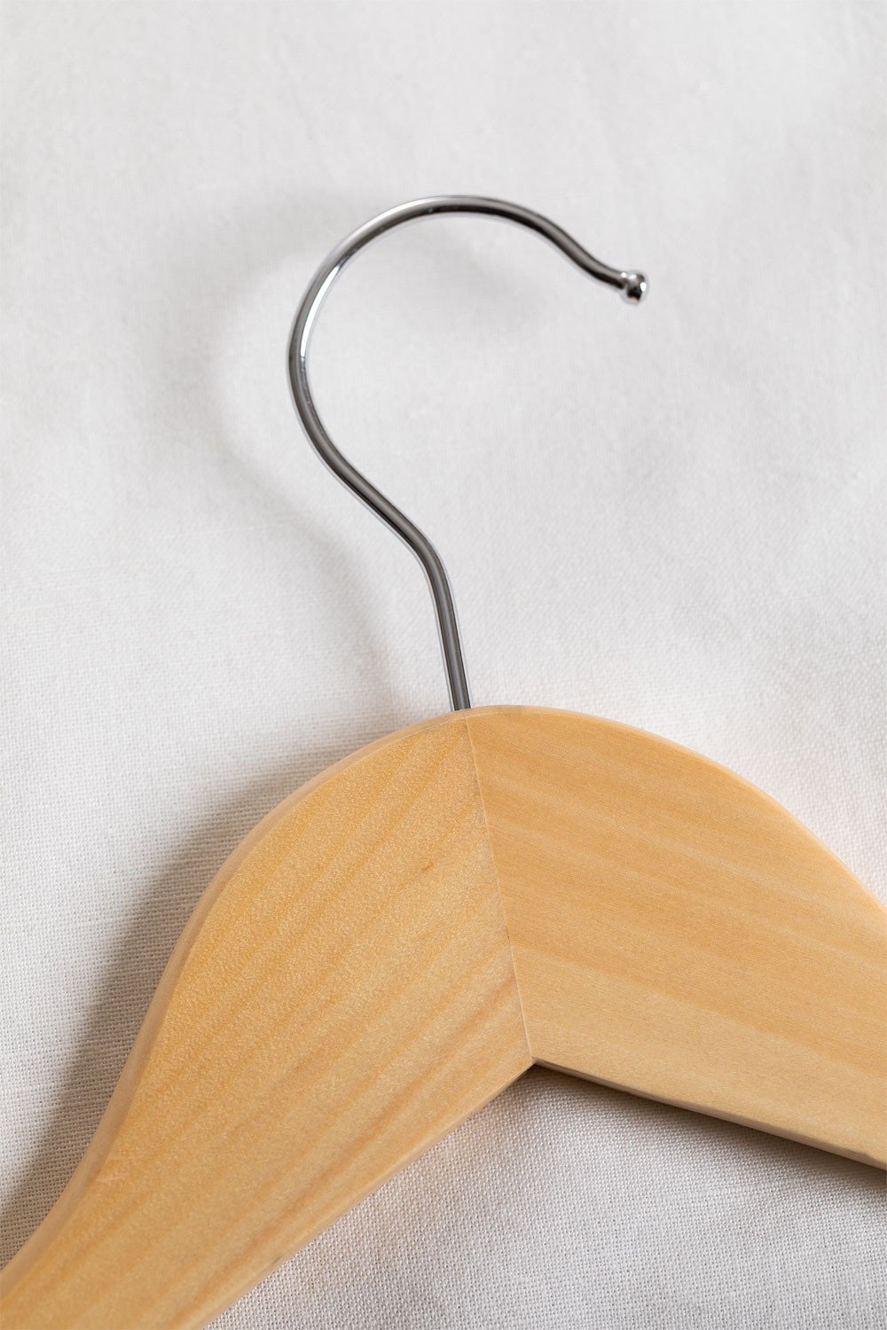 Set di 6 appendini in legno Orig