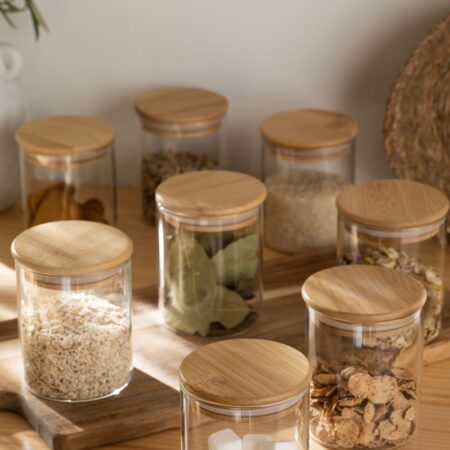Set di 8 barattoli di vetro (Ø8,2 cm) Seyne