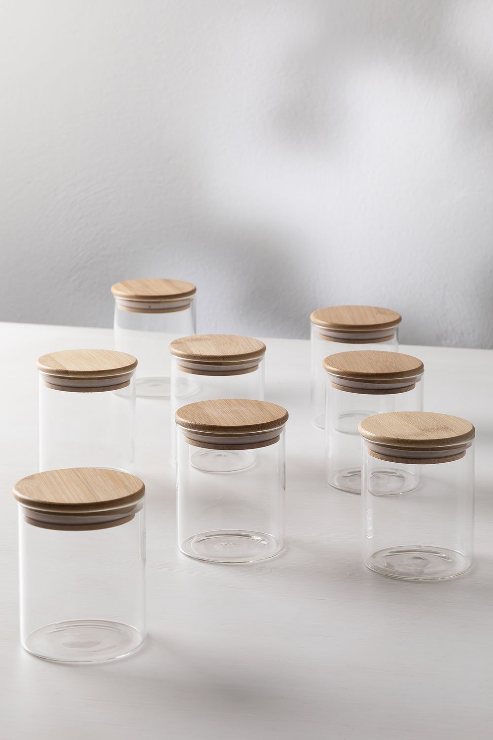 Set di 8 barattoli di vetro (Ø8,2 cm) Seyne