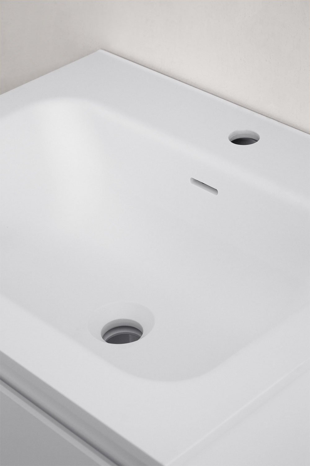 Set mobili da bagno in legno Macrae con lavabo integrato