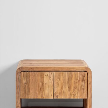 Set di mobili da bagno in legno di acacia Vacry