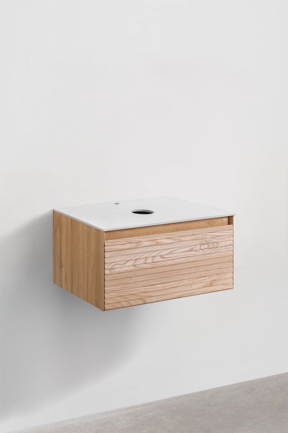 Set di mobili da bagno in legno di frassino Tedrik