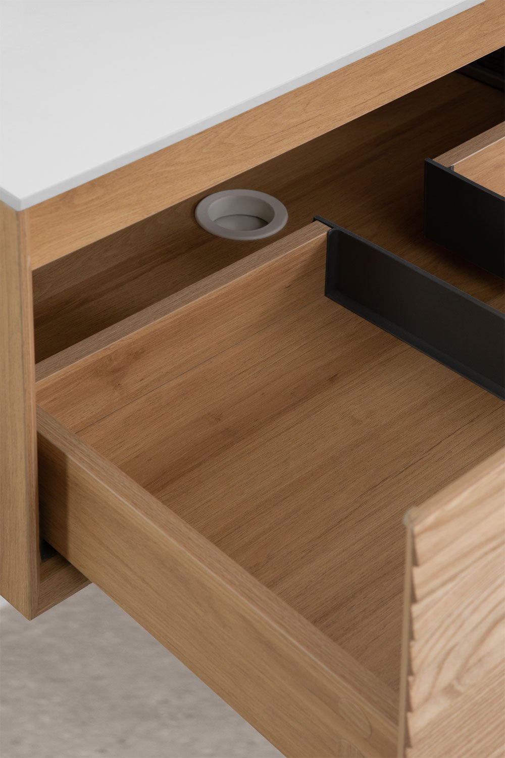 Set di mobili da bagno in legno di frassino Tedrik