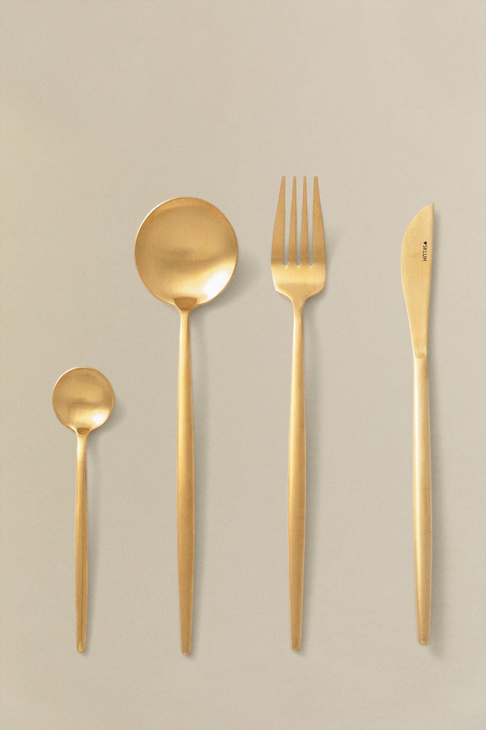 Posate Metalliche Noya Opache 16 pz