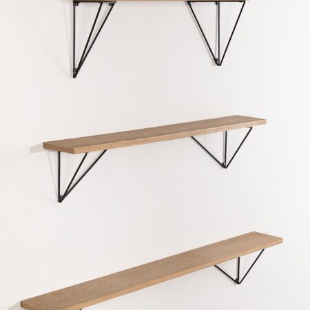 Set mensole da parete in legno Glai