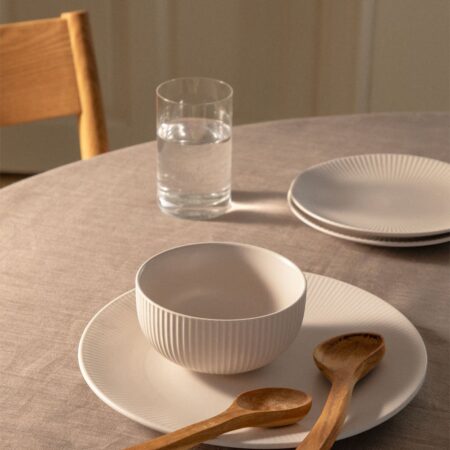 Servizio da tavola in new bone china da 12 pezzi Elmora