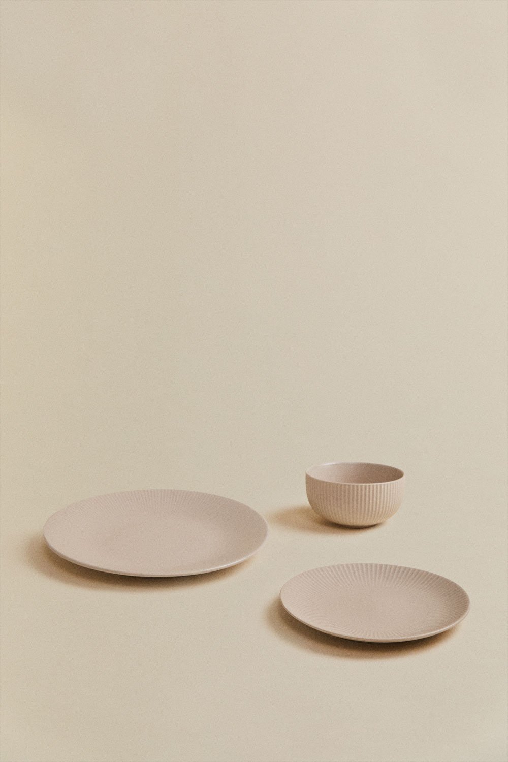 Servizio da tavola in new bone china da 12 pezzi Elmora