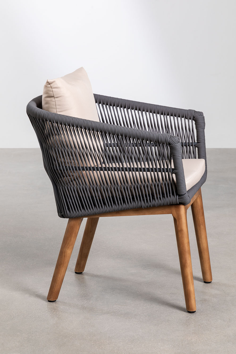 Set di tavolo da pranzo rettangolare (200x100 cm) in legno Donal e 8 sedie da pranzo Barker