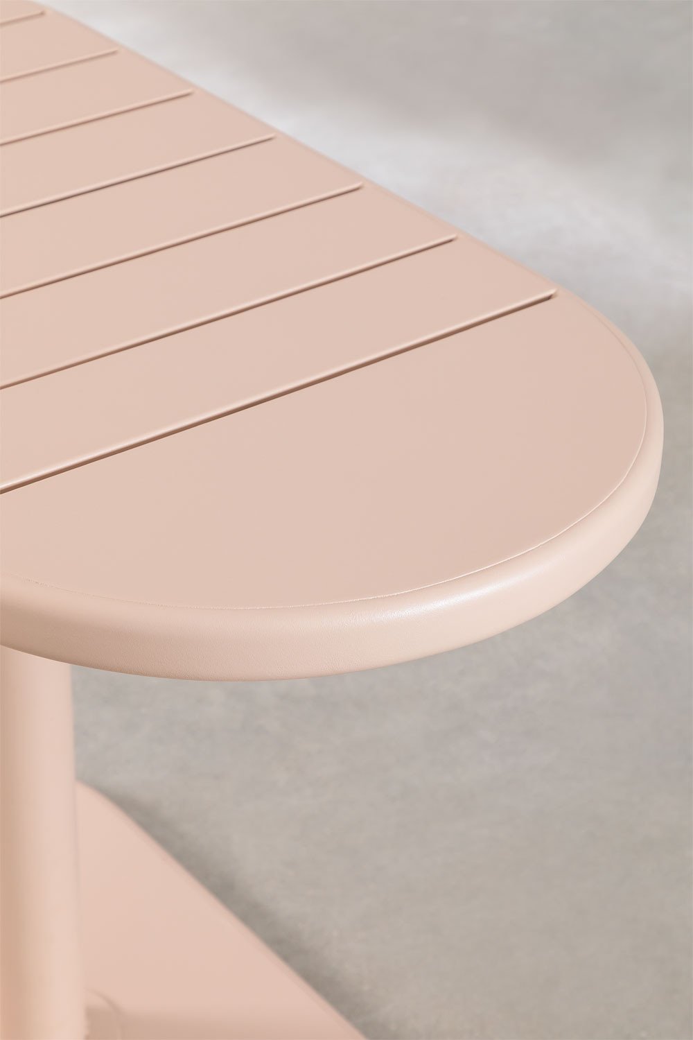 Set di tavolo ovale e 2 sedie da giardino Janti