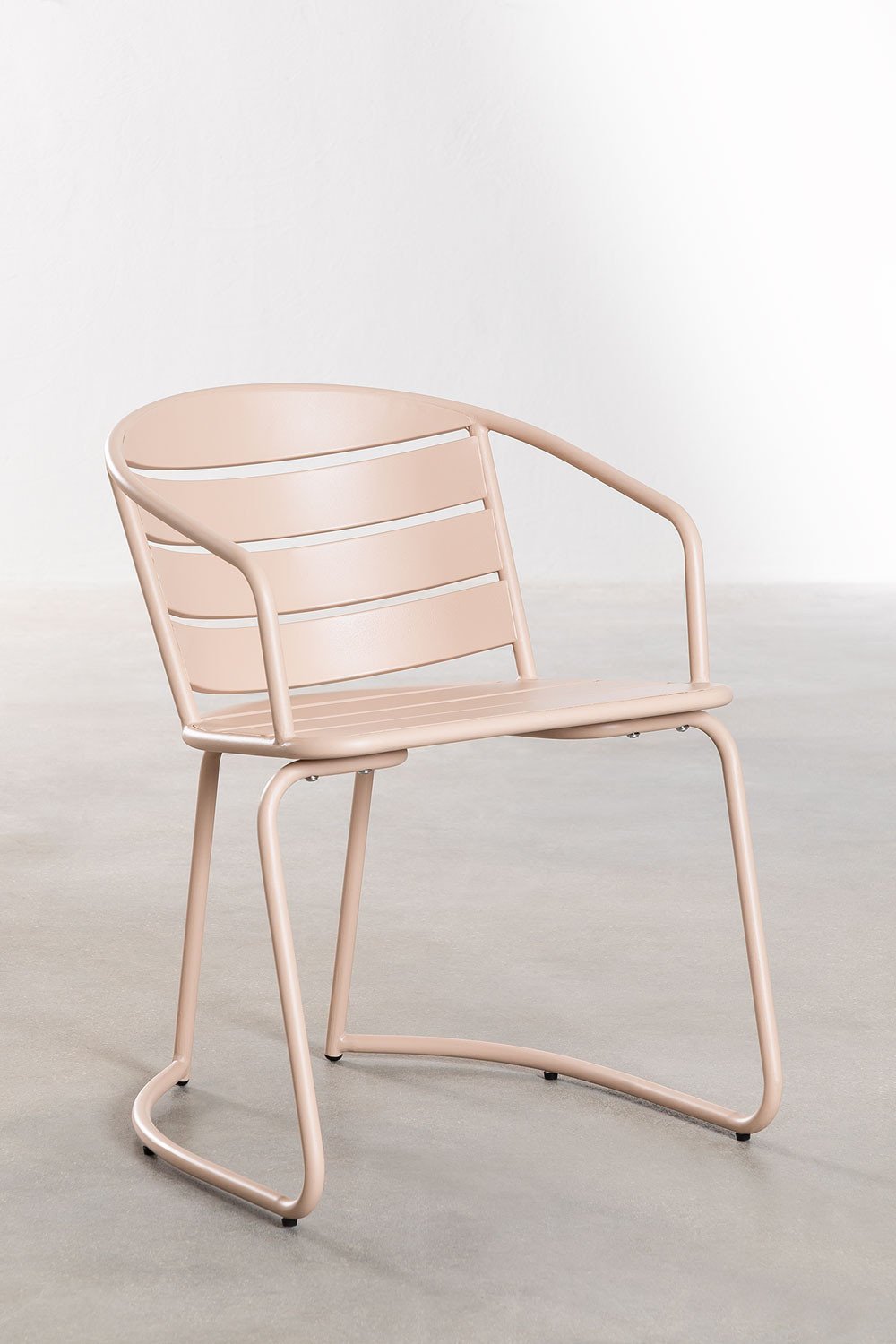 Set di tavolo ovale e 2 sedie da giardino Janti