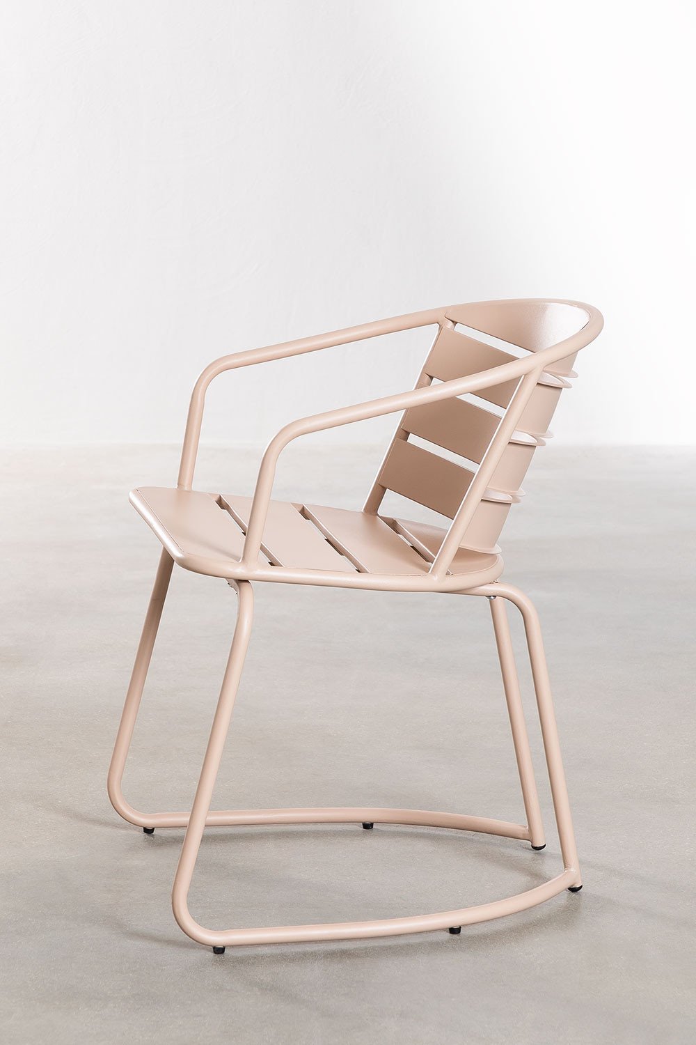 Set di tavolo ovale e 2 sedie da giardino Janti