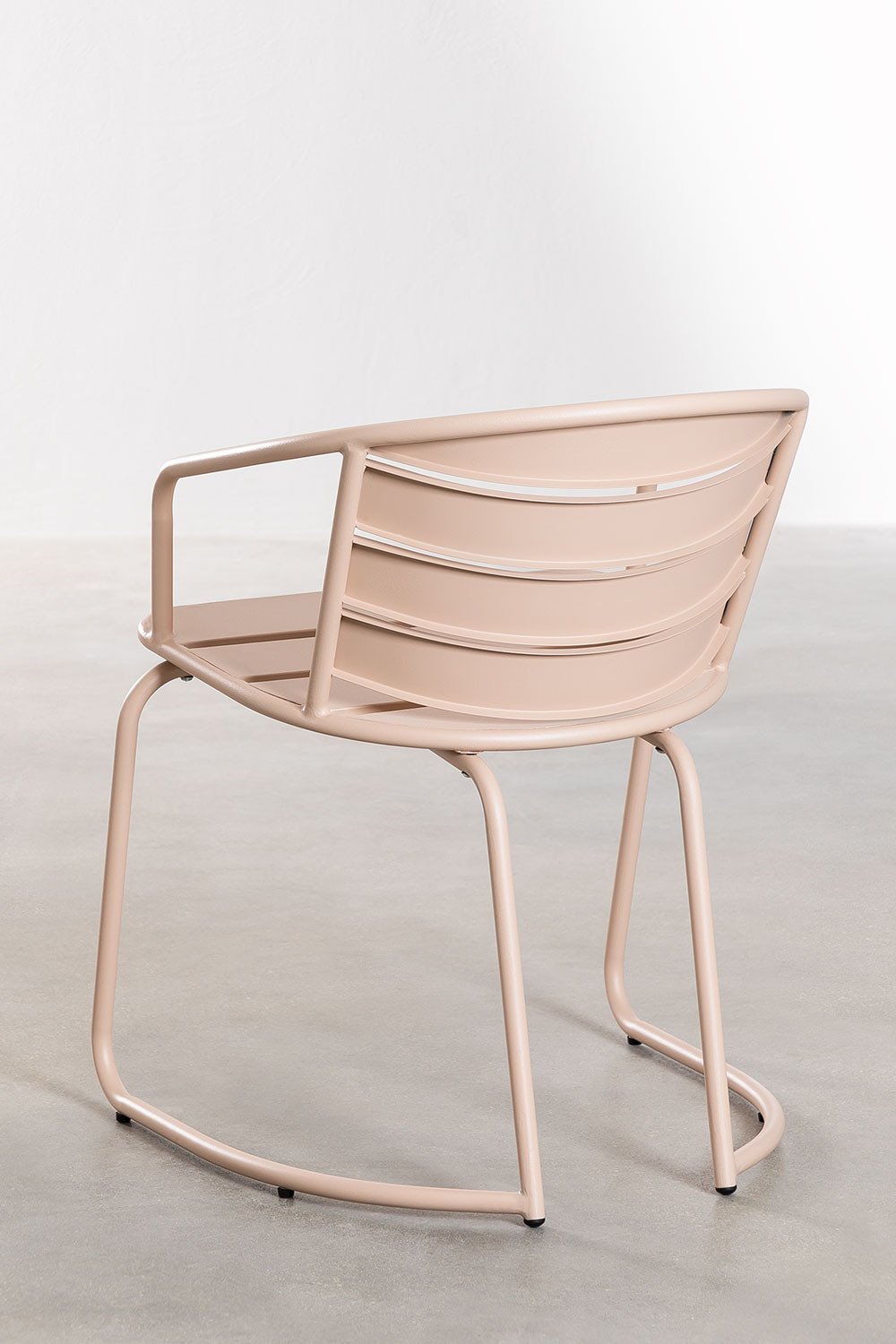 Set di tavolo ovale e 2 sedie da giardino Janti