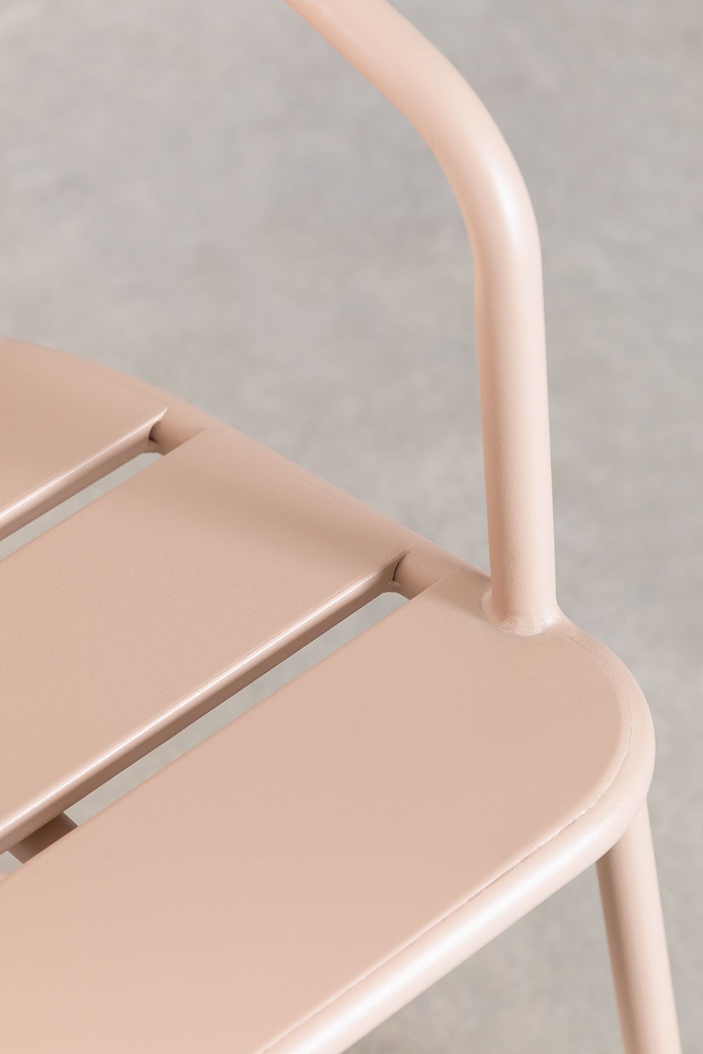 Set di tavolo ovale e 2 sedie da giardino Janti