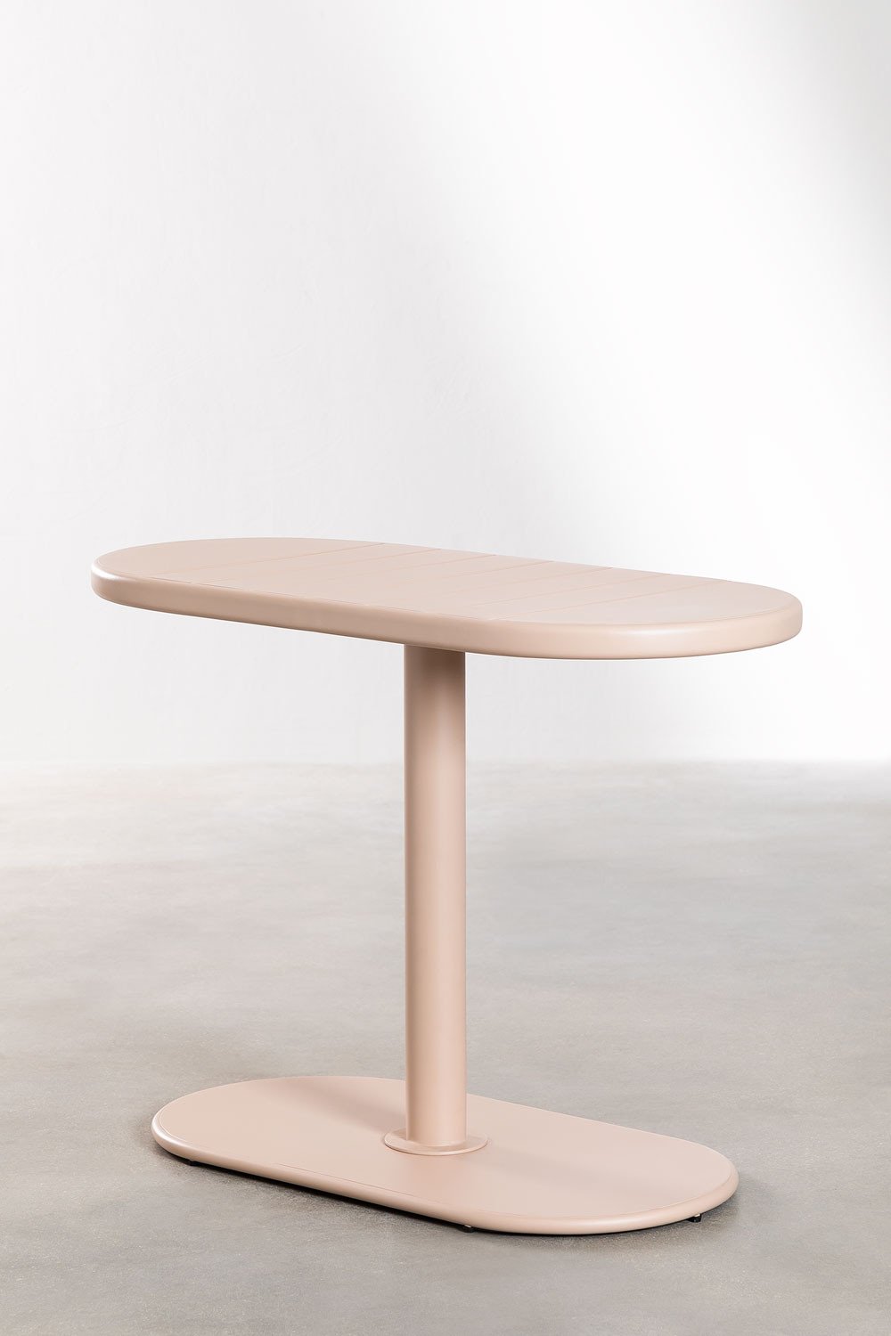 Set di tavolo ovale e 2 sedie da giardino Janti