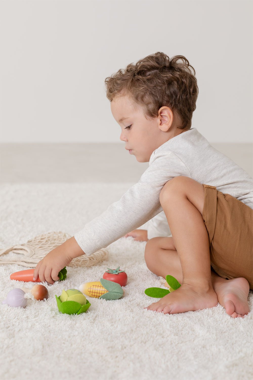 Set di verdure in legno per bambini Griner
