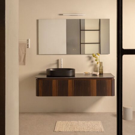 Set mobili da bagno in legno Lavena