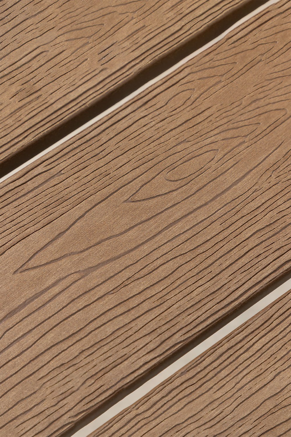 Set da giardino con divano angolare 4 posti e tavolino in alluminio e legno Nadi