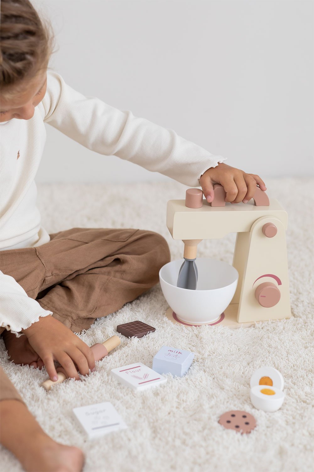 Impastatrice con Accessori per Pasticceria in Legno Mardivu Kids