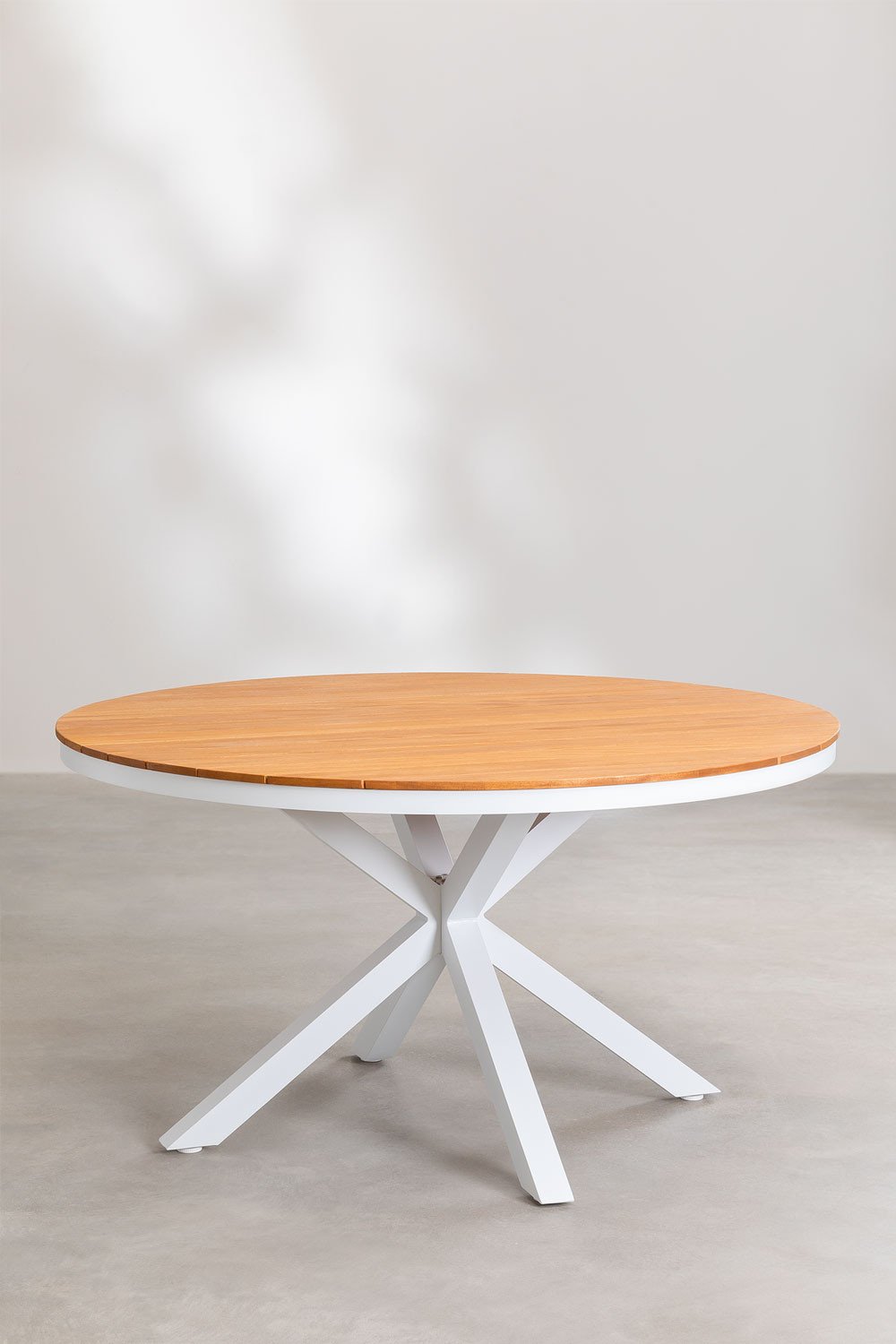 Set tavola rotonda (Ø140 cm) e 6 sedie da giardino Archer