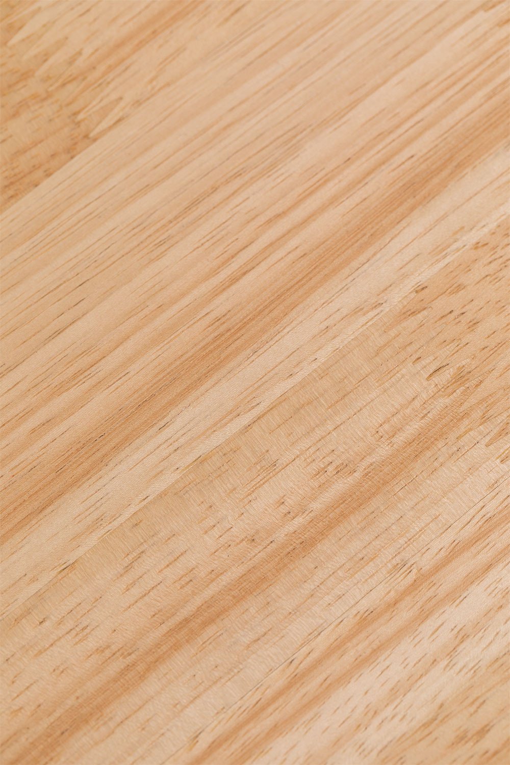 Set di tavolo da pranzo rotondo in MDF (Ø140 cm) Pleven e 4 sedie con braccioli in legno di frassino e rattan stile Lali
