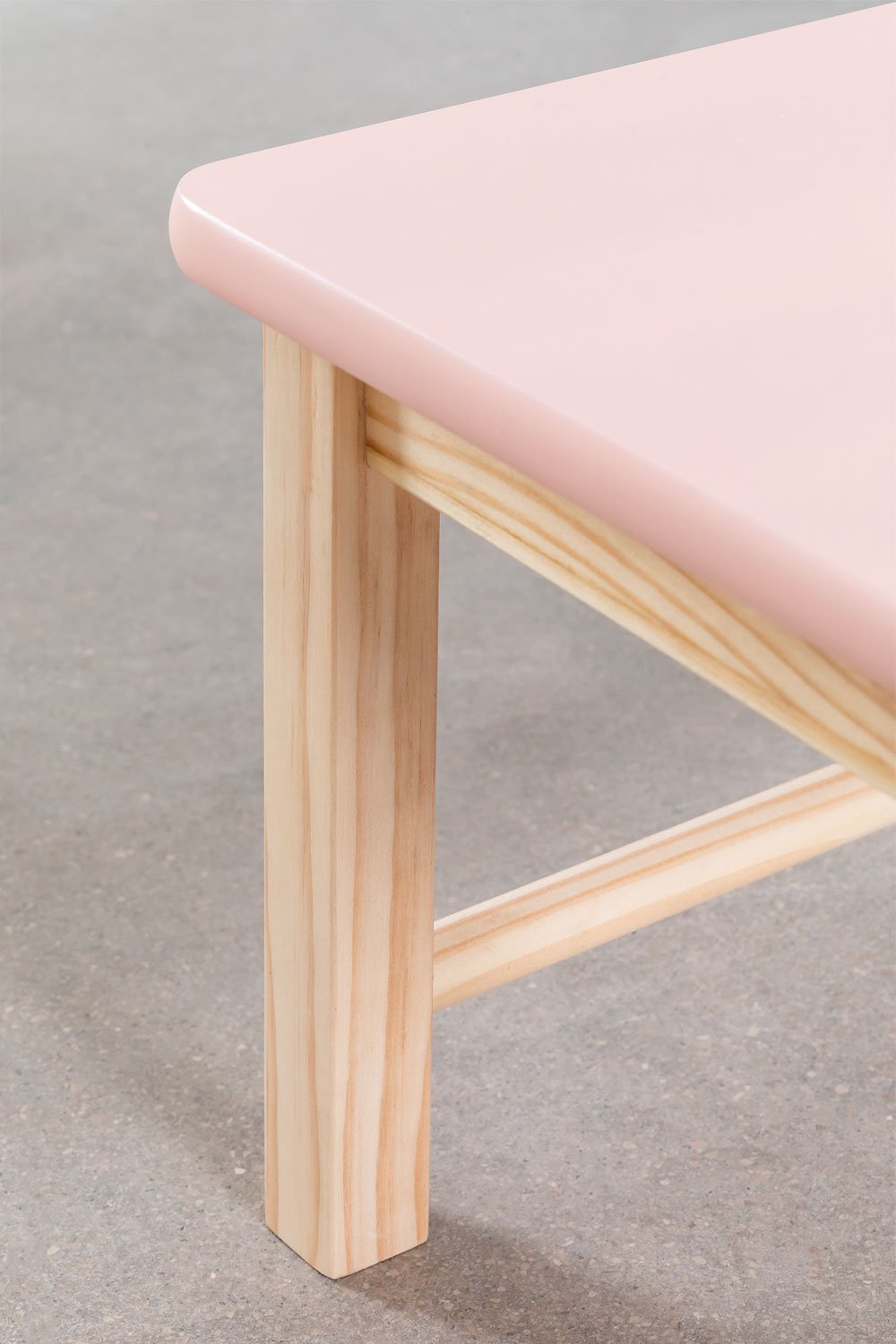 Set tavolo e sedia in legno Dakota Kids