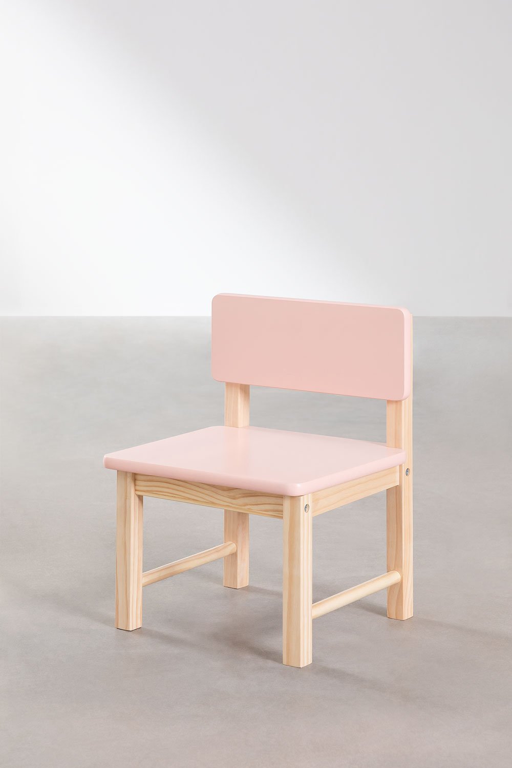 Set tavolo e sedia in legno Dakota Kids