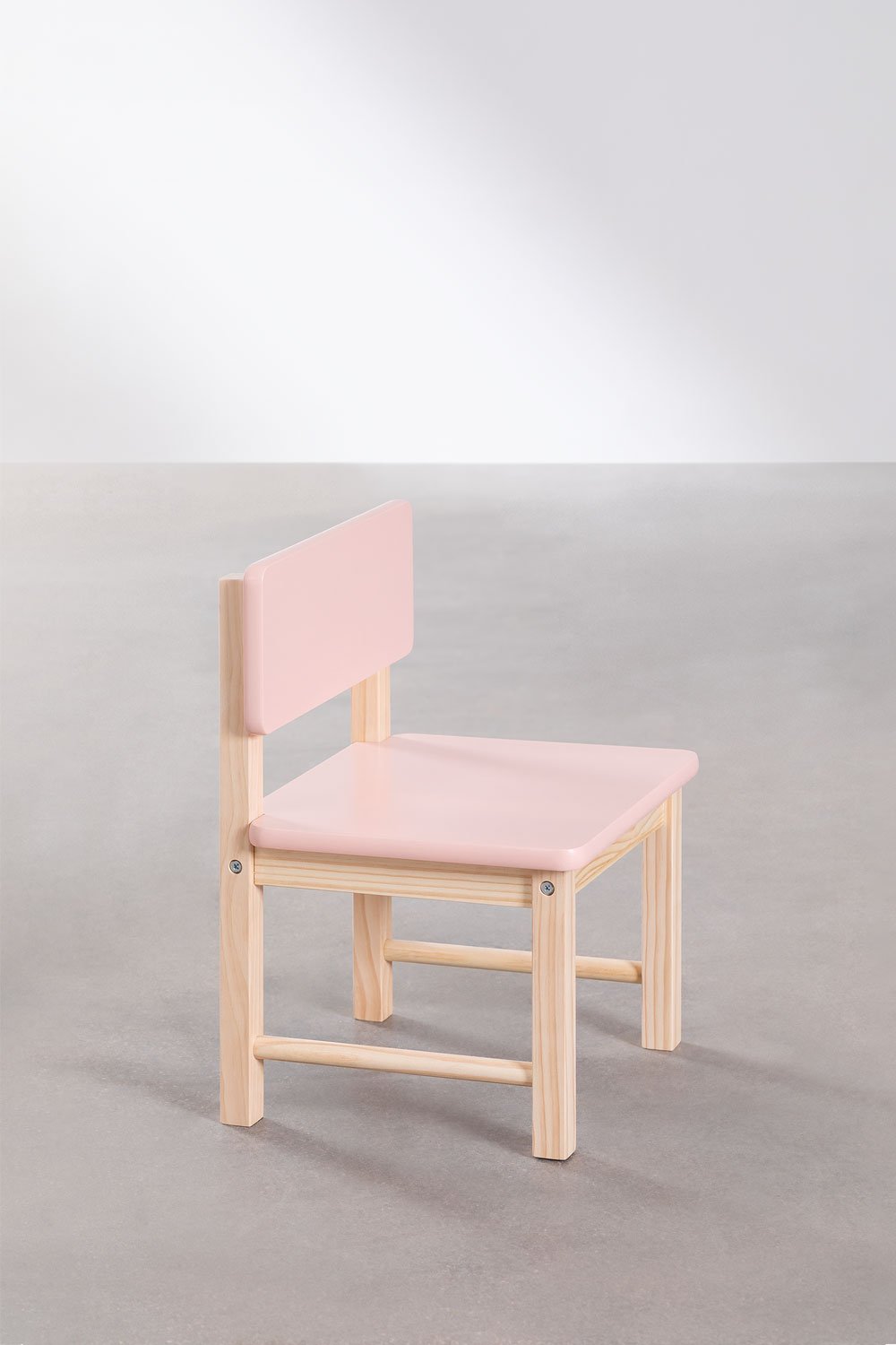 Set tavolo e sedia in legno Dakota Kids