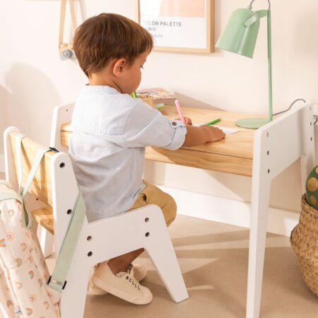 Set tavolo e sedia in legno Blaby Kids