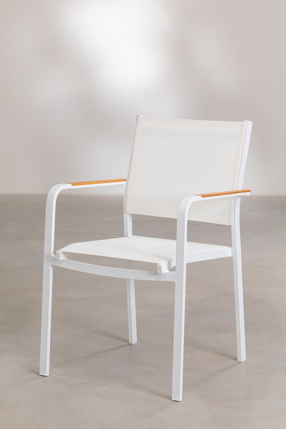 Set tavolo classic quadrato (90x90 cm) e 4 sedie da giardino Archer