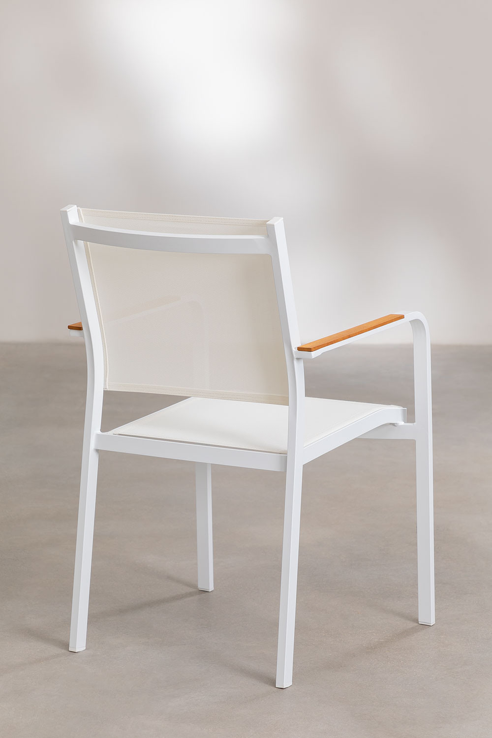 Set tavolo classic quadrato (90x90 cm) e 4 sedie da giardino Archer