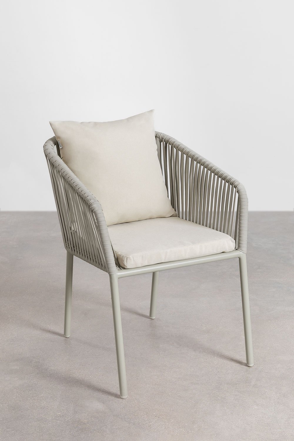 Arhiza Classic tavolo rettangolare 160x90 cm e 4 sedie da pranzo in alluminio